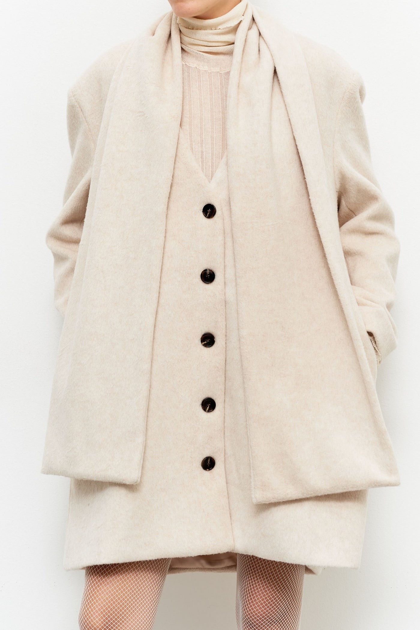 KO240270 Beige - Cappotti - Lumina