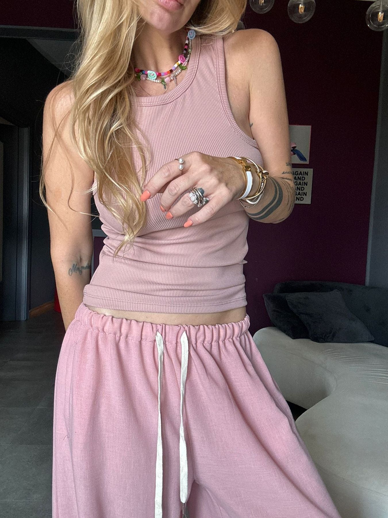 5109 Rosa - Canotte - Pink