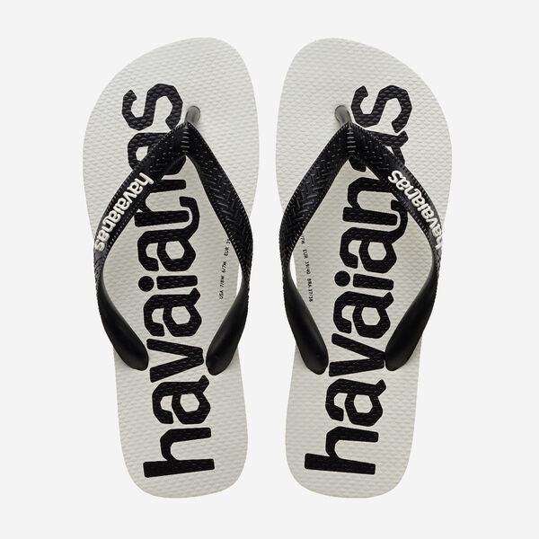 Top Logomania 2 White/Black/White - Infradito - Havaianas