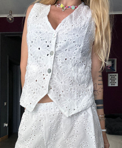 86120 Bianco - Gilet - Kappaò Pink