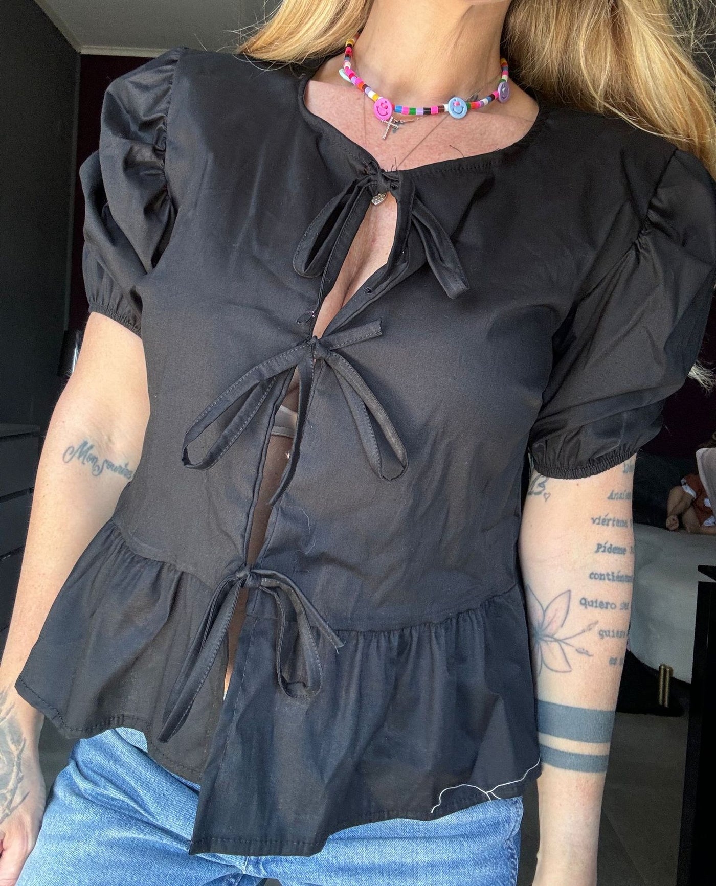 12772 Nero - Camicie - Pink