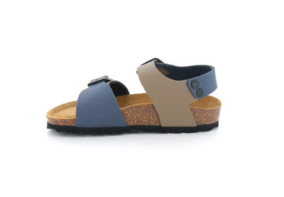 SB0901 Blu-Tortora - Sandali - Grunland Junior