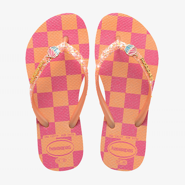 Kids Slim Glitter Trendy Peach - Infradito - Havaianas