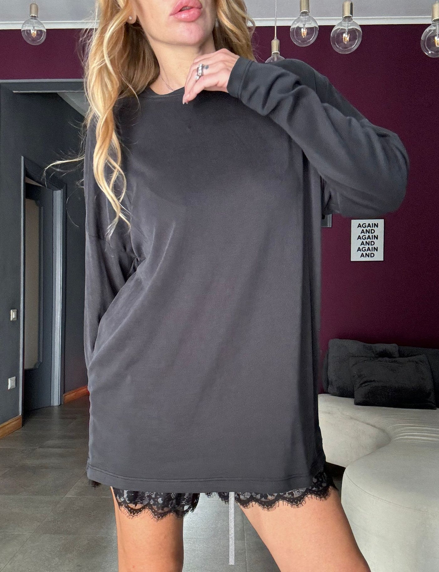 KO1864 Nero - Maglie - Lumina