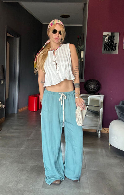 5986 Verde - Pantaloni - Pink