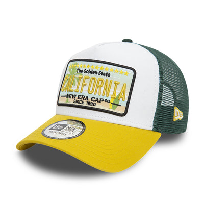 CAPPELLO TRUCKER NEW ERA PATCH VERDE UOMO