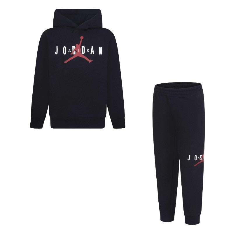 TUTA JDN SUSTAINABLE PULLOVER HOODIE SET NIKE JORDAN BAMBINO