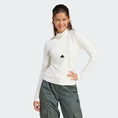 MAGLIA CITY ESCAPE QUARTER-ZIP LONG SLEEVE ADIDAS DONNA