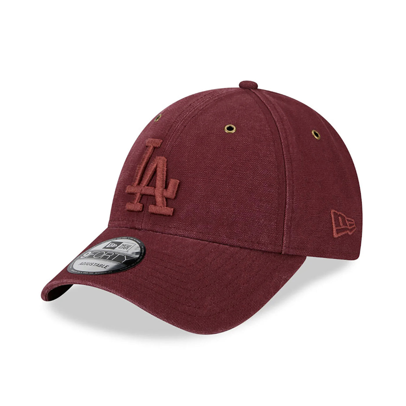 CAPPELLO 9FORTY LA DODGERS WASHED CANVAS BORDEAUX NEW ERA UOMO