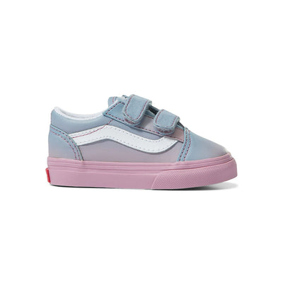 SNEAKERS VANS OLD SKOOL SUNSET FADE IN TELA CON DETTAGLI IN PELLE CON COLLO IMBOTTITO PUNTA RINFORZATA E DOPPIA CHIUSURA A STRAPPO BAMBINA