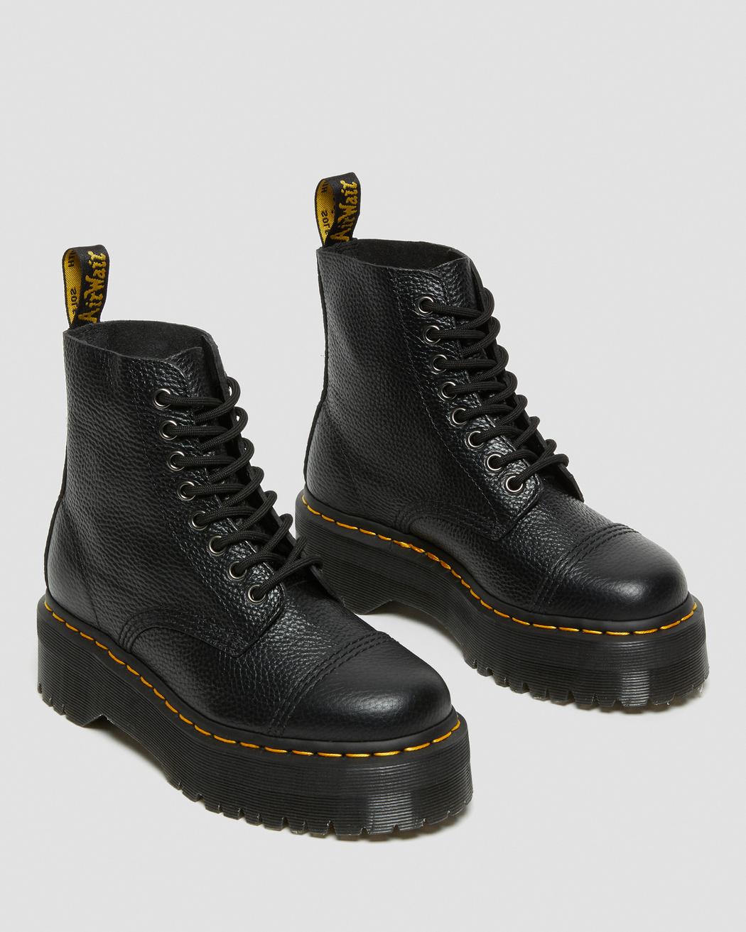 STIVALI PLATFORM IN NAPPA LAVORATA SINCLAIR DR.MARTENS DONNA