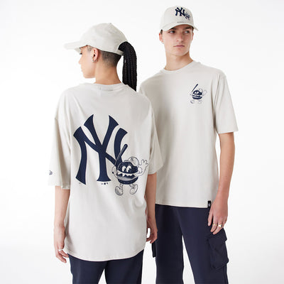 T-SHIRT OVERSIZE NEW YORK YANKEES MLB FOOD GRAPHIC PANNA NEW ERA UOMO