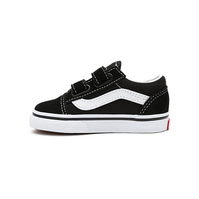 SNEAKERS VANS OLD SKOOL IN PELLE SCAMOSCIATA CON INSERTI IN PELLE LISCIA CON DOPPIA CHIUSURA A STRAPPO UNISEX BAMBINO