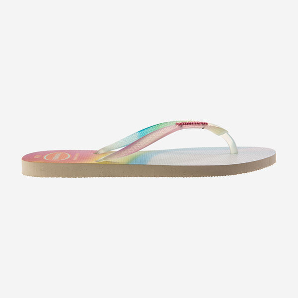 INFRADITO SLIM METALLIC RAINBOW BEIGE HAVAIANAS DONNA