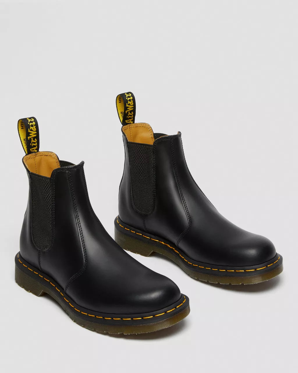 ANFIBI 2976 YS BLACK SMOOTH DR.MARTENS UOMO kappaonapoli