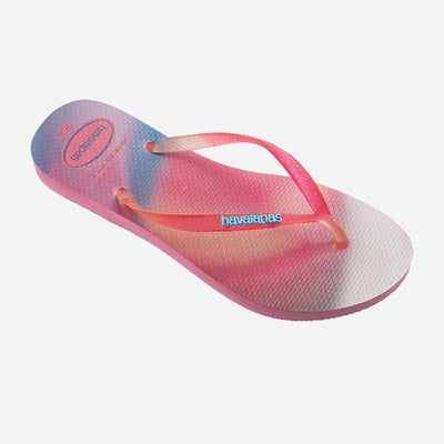 INFRADITO SLIM METALLIC RAINBOW PINK LEMONADE HAVAIANAS DONNA