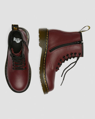 ANFIBI 1460 CHERRY RED SOFTY T DR. MARTENS UNISEX BAMBINI