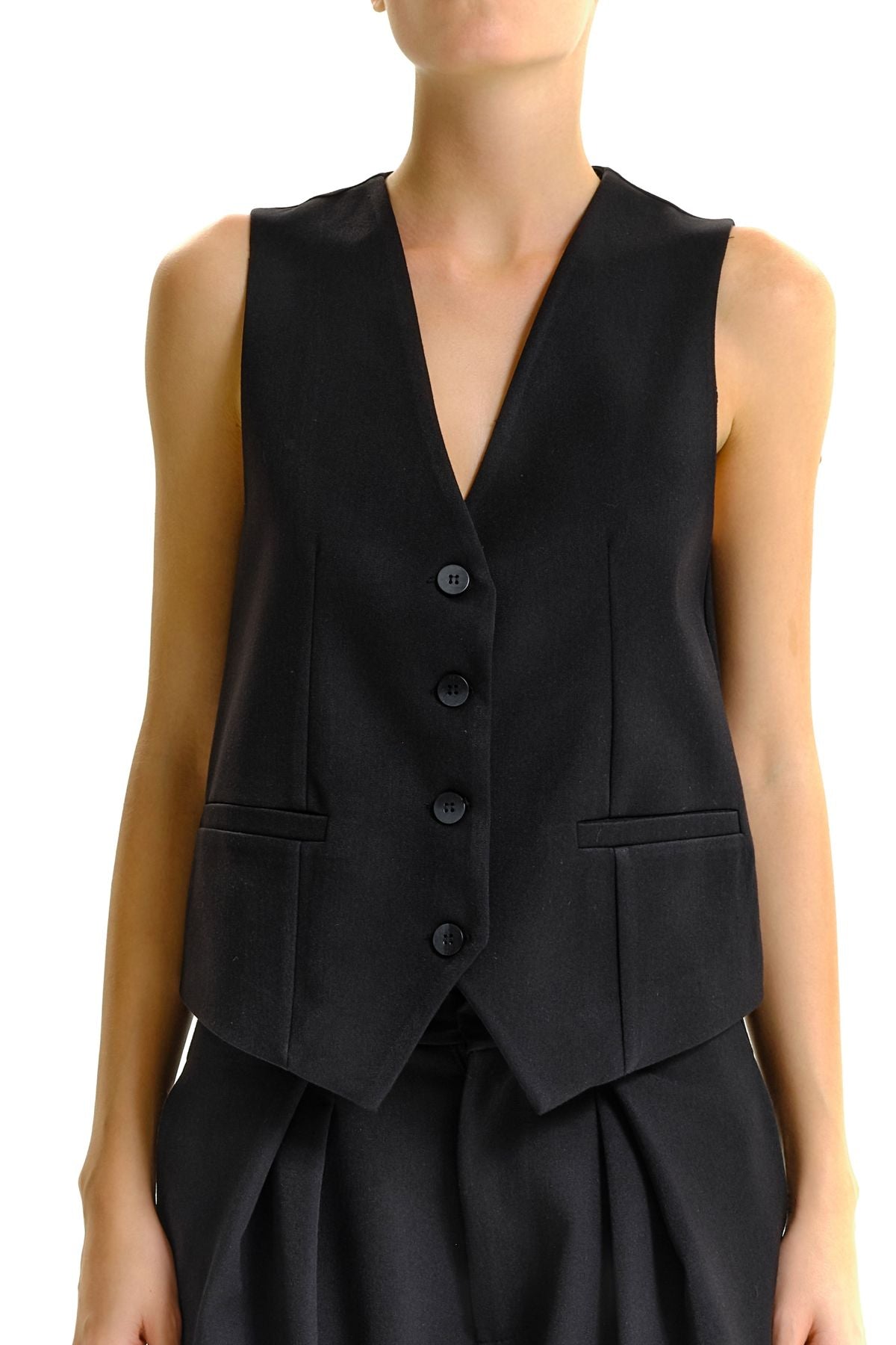 GILET 0268 NERO LUMINA DONNA