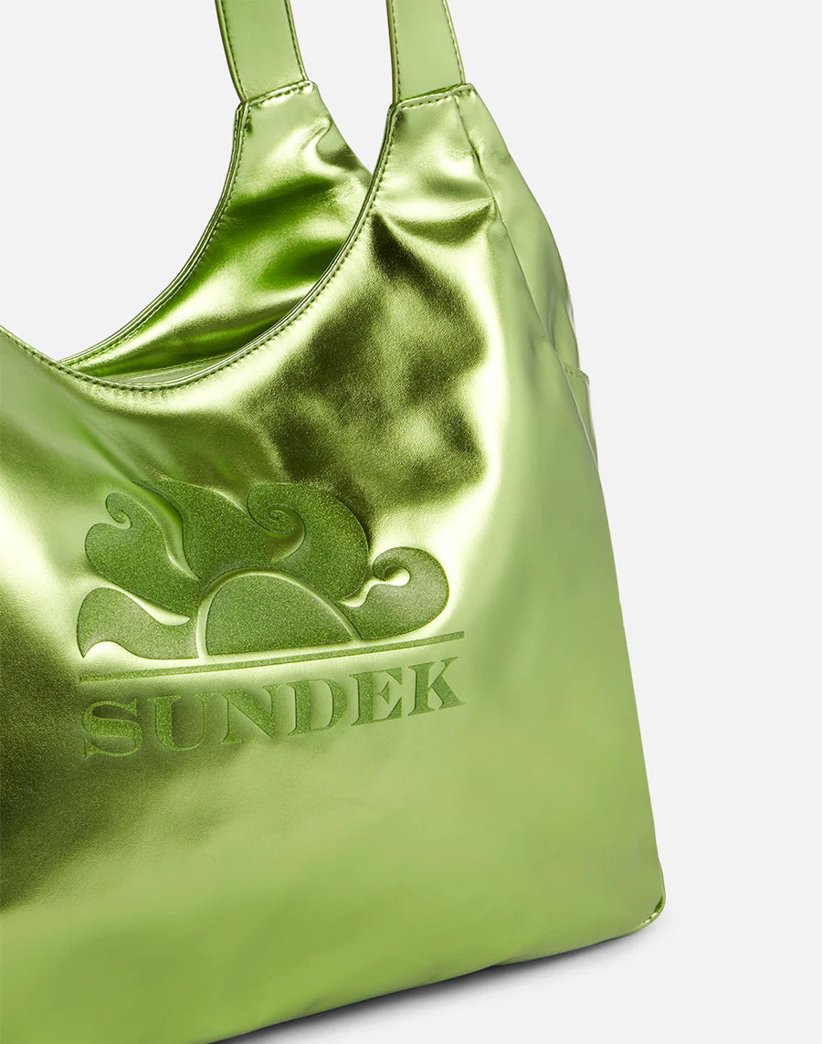 BORSA SHOPPER LAMINATA CON LOGO SUNDEK