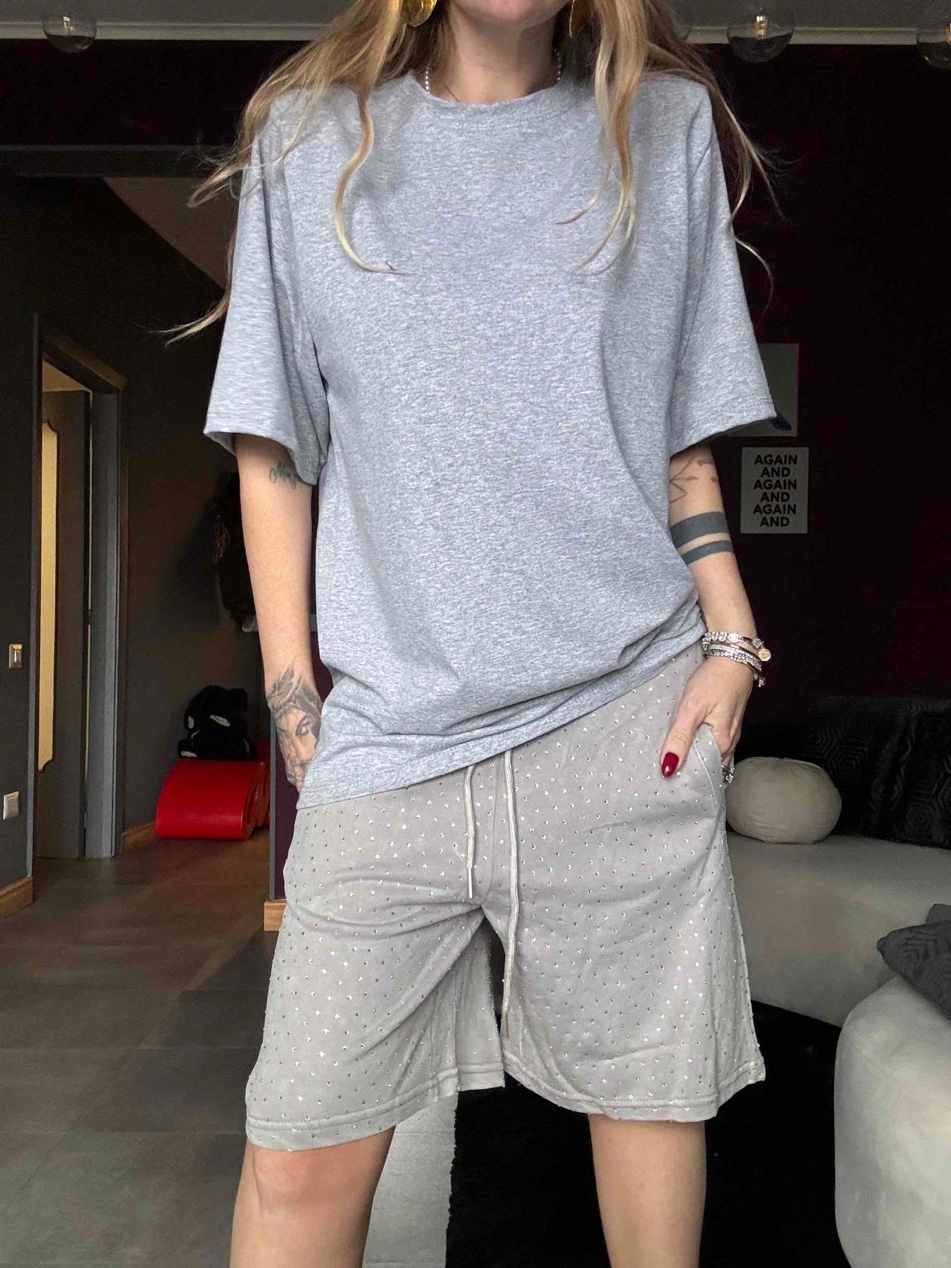 BERMUDA 4051 GRIGIO PINK DONNA