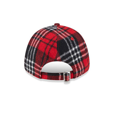 CAPPELLO 9FORTY LA DODGERS CHECK ROSSO NEW ERA UOMO