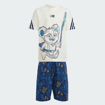 COMPLETO ADIDAS X STAR WARS YOUNG JEDI TEE BAMBINO