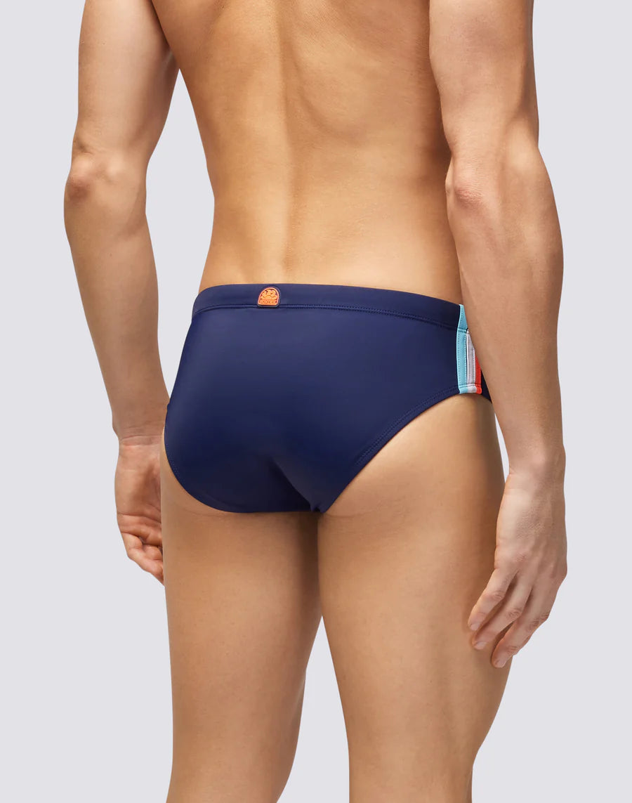 SUNDEK Costume Uomo M504BDTA100 Corto Marine Azzurro Arcobaleno Tasche Coulisse Logo Pe23 Xxl 121822770