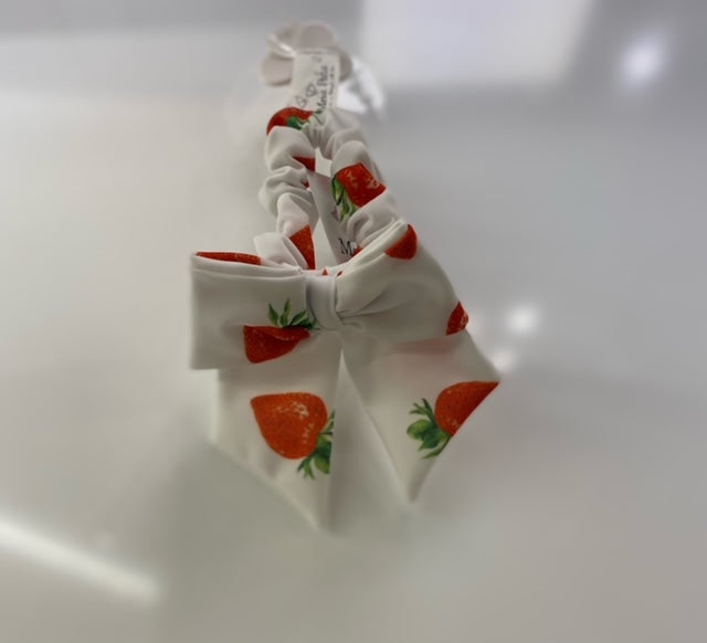 ELASTICO PER CAPELLI ELASTIC BOW STRAWBERRIES MEIA PATA BAMBINA