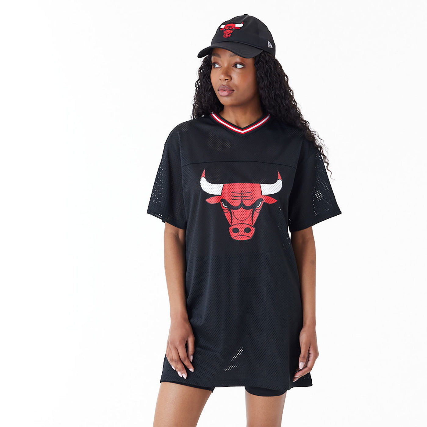 ABITO CHICAGO BULLS NBA MESH NERO NEW ERA DONNA