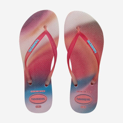 INFRADITO SLIM METALLIC RAINBOW PINK LEMONADE HAVAIANAS DONNA