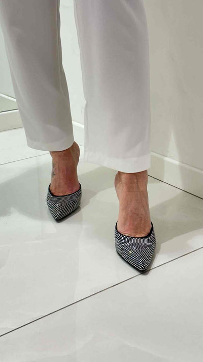 0647 Bianco - Pantaloni - Lumina