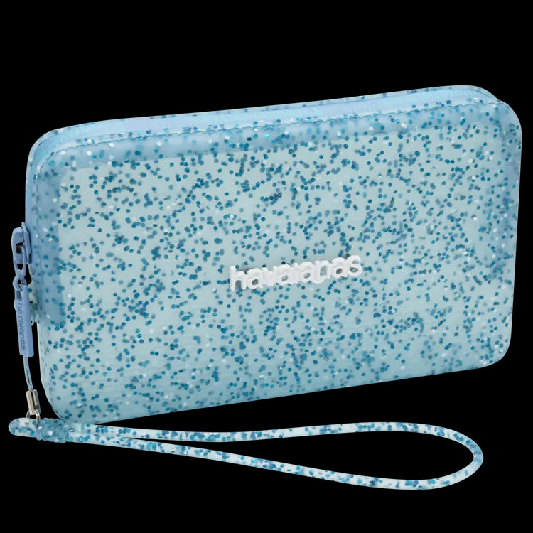 POCHETTE MINI BAG SUPER GLITTER BLUE HAVAIANAS DONNA