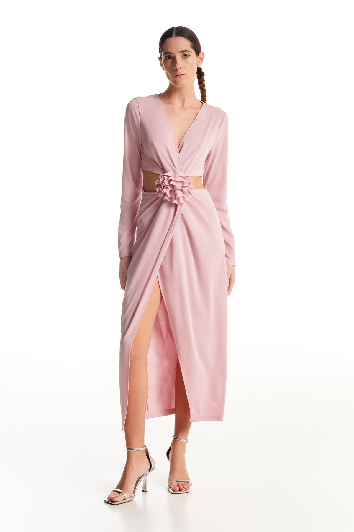 ABITO L8360 ROSA LUMINA DONNA