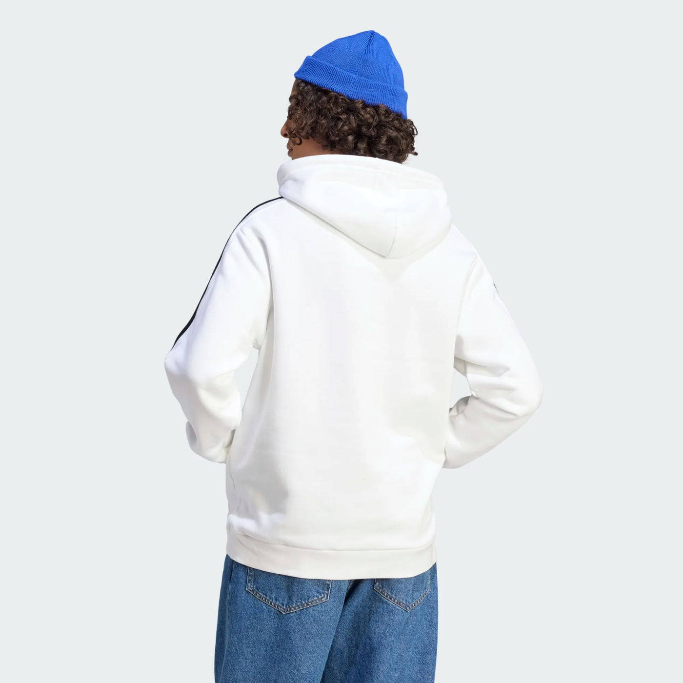 FELPA ESSENTIALS FLEECE 3-STRIPES ADIDAS UOMO