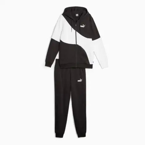 TUTA POWER CAT FZ HOODED SWEAT SUIT PUMA BAMBINO