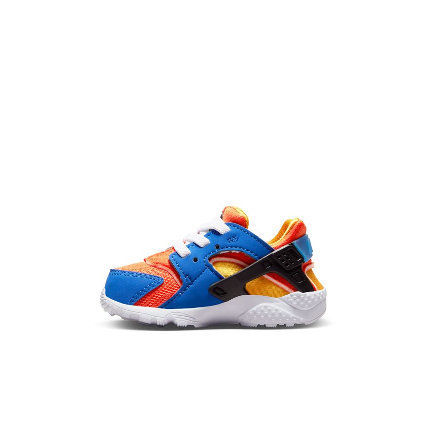 SNEAKERS NIKE HUARACE RUN IN TESSUTO CON INSERTI IN PELLE CON LACCI BAMBINO