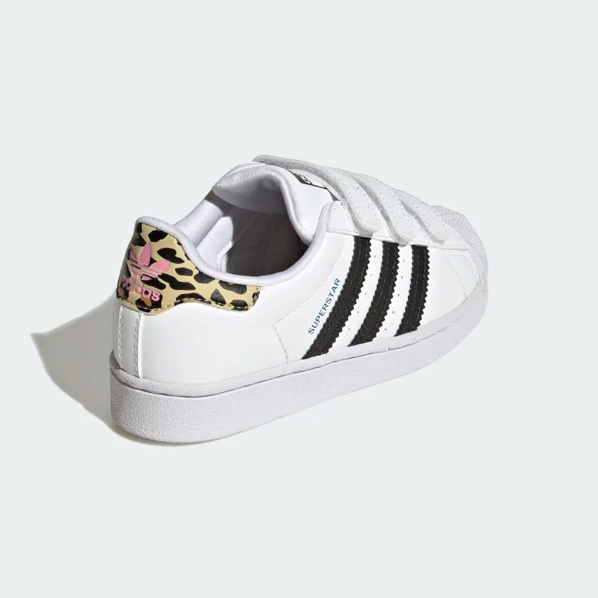 SCARPE ADIDAS SUPERSTAR IN ECOPELLE CON CHIUSURA A STRAPPO BAMBINA