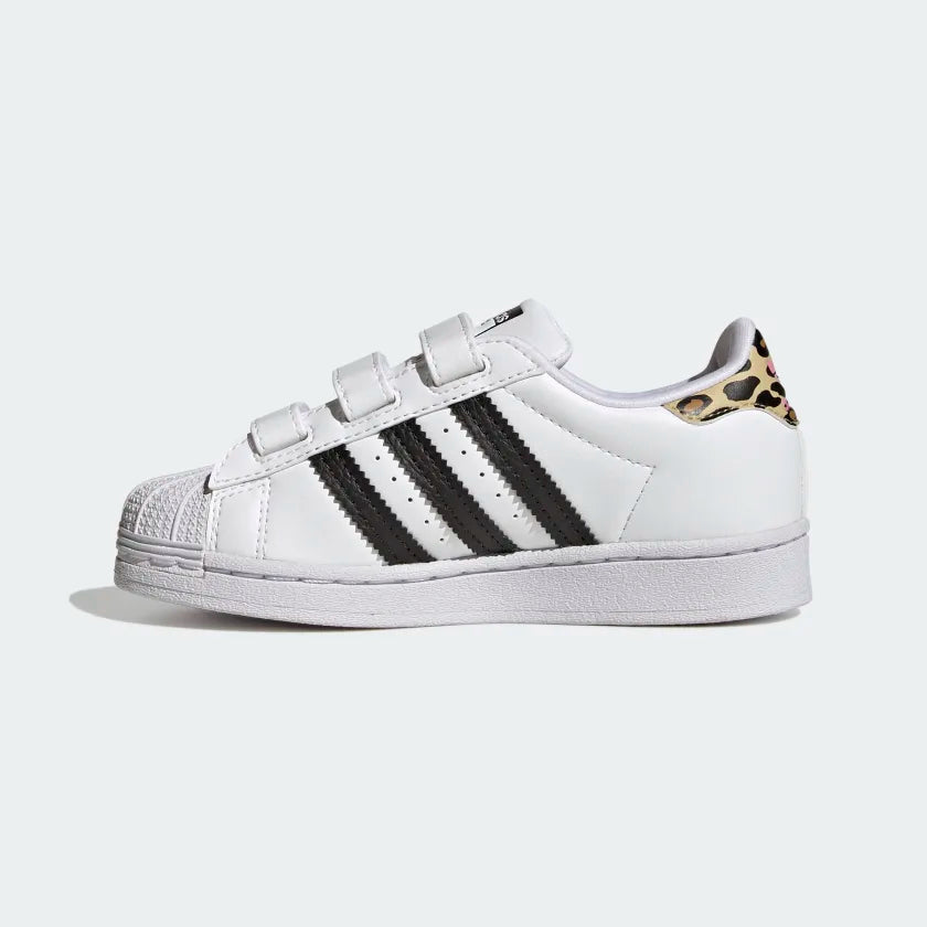 SCARPE ADIDAS SUPERSTAR IN ECOPELLE CON CHIUSURA A STRAPPO BAMBINA