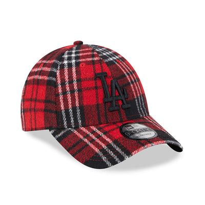 CAPPELLO 9FORTY LA DODGERS CHECK ROSSO NEW ERA UOMO