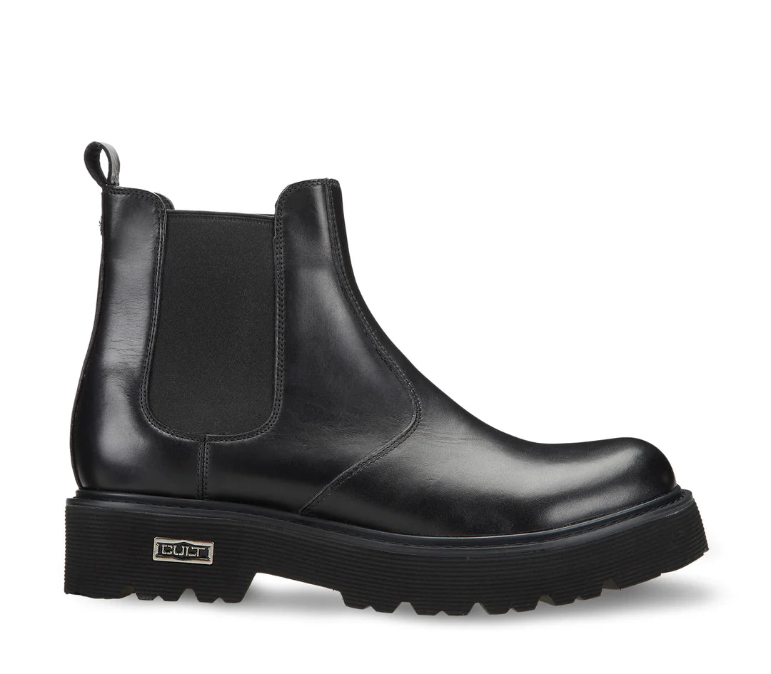 Stivaletti Anfibi Slash CULT Uomo - Pelle Marrone, Tacco 5 Cm, Chiusura Con Lacci E Zip Interna