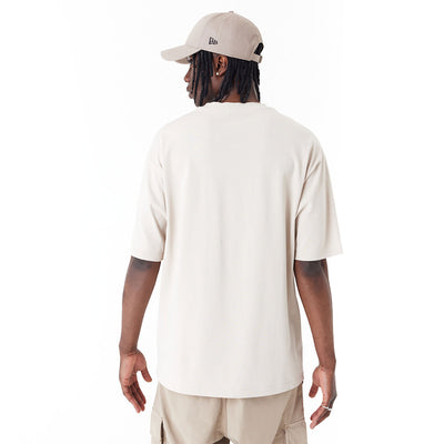T-SHIRT OVERSIZE NEW ERA HERITAGE PATCH PANNA UOMO