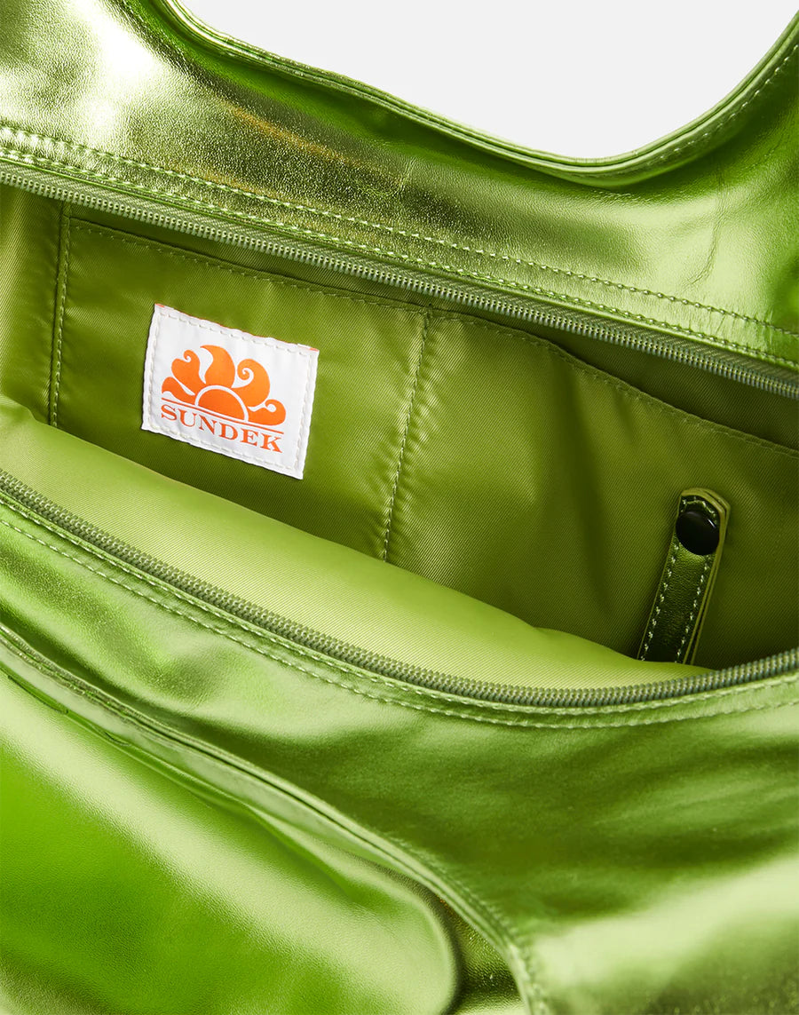 BORSA SHOPPER LAMINATA CON LOGO SUNDEK