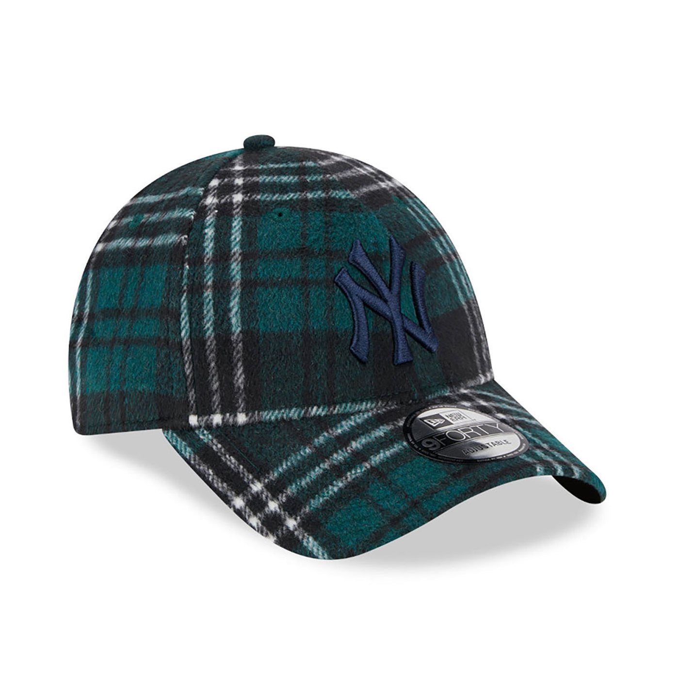 CAPPELLO 9FORTY NEW YORK YANKEES CHECK VERDE NEW ERA UOMO