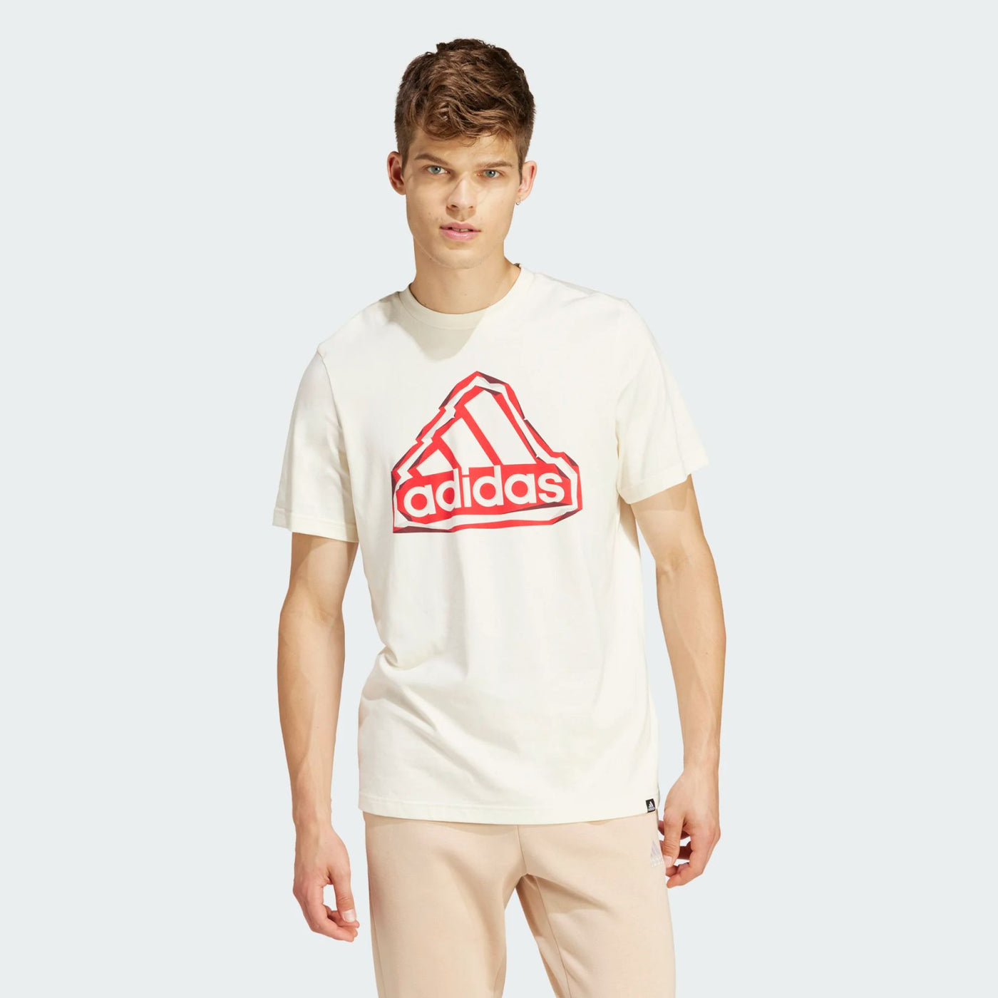 T-SHIRT FOLDED BADGE OF SPORT ADIDAS UOMO