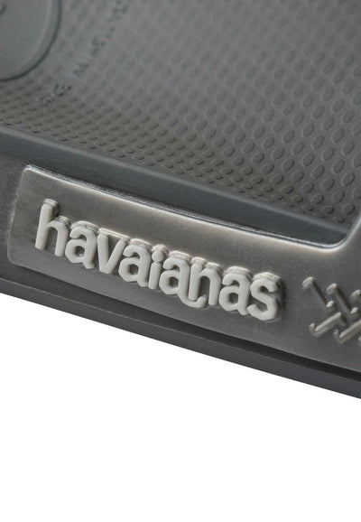 CIABATTE SLIDE CLASSIC METALLIC STEEL GREY HAVAIANAS U