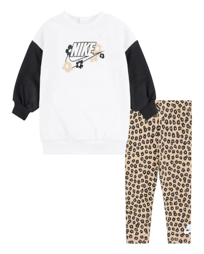 TUTA FLORAL LEGGING SET NIKE BAMBINA