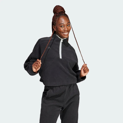 FELPA TIRO HALF-ZIP ADIDAS DONNA