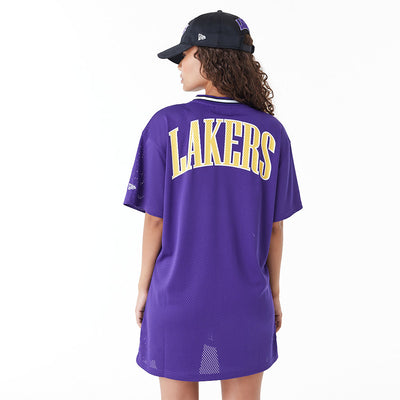 ABITO LA LAKERS NBA MESH VIOLA NEW ERA DONNA