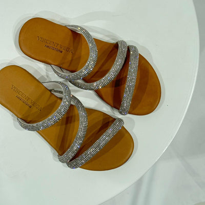 SANDALI BS108 CRYSTAL VINCENT VEGA BAMBINA