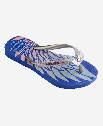 INFRADITO SLIM GLITTER TRENDY MARINE BLUE HAVAIANAS BAMBINA